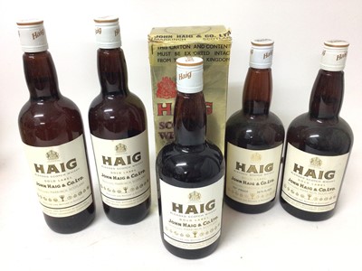 Lot 28 - Six bottles of Haig Gold Label Scotch Whisky