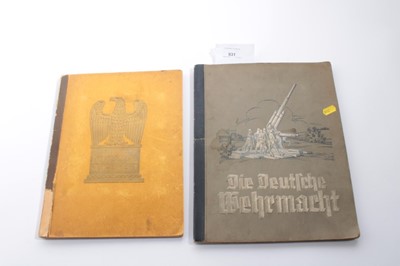 Lot 931 - Second World War German album 'Die Deutsch Wehrmacht' together with another German historical album (2)