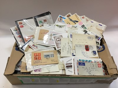 Lot 1575 - Banana box of FDCs 1950's and later. Approx 500.