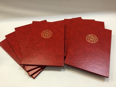 Lot 1581 - Two sets of Fine Art Covers First Day covers sets in original slipcases.
