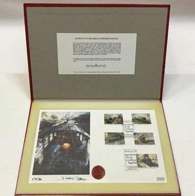 Lot 1581 - Two sets of Fine Art Covers First Day covers sets in original slipcases.