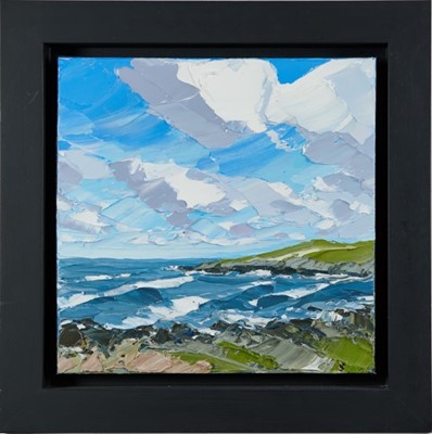 Lot 1150 - *Matthew Snowden, acrylic on canvas - Porth Trecastle Anglesey