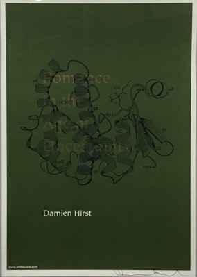 Lot 237 - Damien Hirst (b. 1965) hand signed poster. provenance: Brandler Galleries