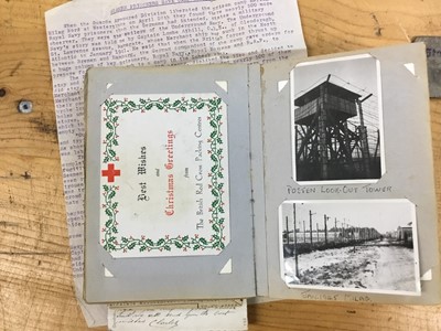 Lot 687 - Large and extensive Second World War Prisoner of War archive relating to Frederick Firman who was interred at Milag - Marlag Nord. Germany. Firman from Brightlingsea, Essex