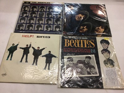 Lot 2239 - Selection of twenty LP's by The Beatles including Rubber Soul, Hard Day's Night, Help,With the Beatles, Please, Please Me and international pressings