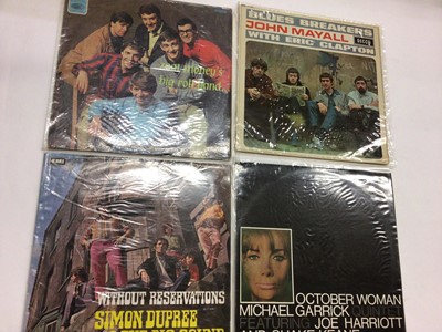 Lot 2243 - Selection of hard to find LP records, mostly in Ex condition, John Mayall's Blue Breakers (Beano), Zoot Money's Big Roll Band, Simon Dupree and th Big Sound, Michael Garrick (October Woman), Grapef...