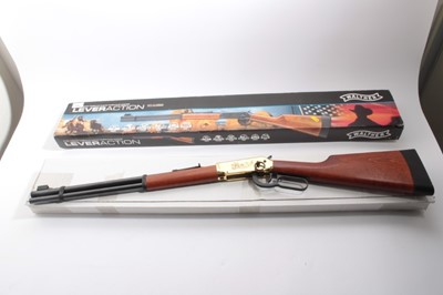 Lot 1061 - Air Rifle- Walther .177 caliber under lever action air rifle in original box