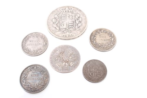Lot 102 - G.B. mixed silver coins - to include George...
