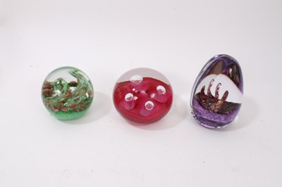 Lot 1222 - Six Teign Vally Glass Paperweights (6)