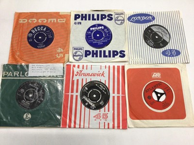 Lot 2297 - Single records (approx 200), including Outlaws, Packabeats, Peddlers, Pentangle, Nero and the Gladiators, Orbison ( inc. demo), Wilson Pickett, Pickwicks, Ricky Nelson ( inc. demo), Paramounts, Cha...