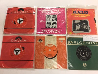 Lot 2314 - Selection of Beatles singles and EP's including Decca pressings, label variations and International pressings. most Ex.