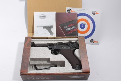Lot 1080 - Airsoft Pistol- Umarex P.08 Parabellum Edition style BB gun in box