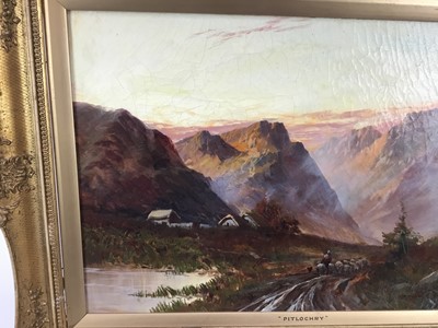 Lot 182 - Francis E Jamieson (1895-1950) oil on canvas, loch scene - Pitlochry', signed W Richards, titled verso, 41 x 63cm, gilt frame