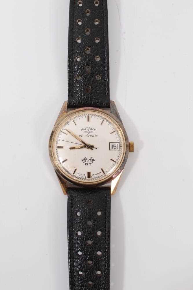 Lot 182 - 1970s gentleman's Rotary electronic automatic GT wristwatch