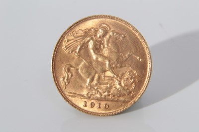 Lot 438 - G.B. - Gold Half Sovereign Edward VII 1910 VF (1 coin)