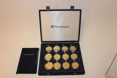 Lot 444 - World - The Westminster issued 24ct gold plated brass