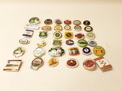 Lot 450 - G.B. - A collection of late 20th century railway related 'Asle & F' enamelled badges (total 156 badges)