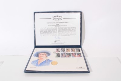 Lot 454 - Guernsey - Gold proof coin first day cover 'The Queen Mother' £50 1998 (N.B. 24ct gold) (1 coin)