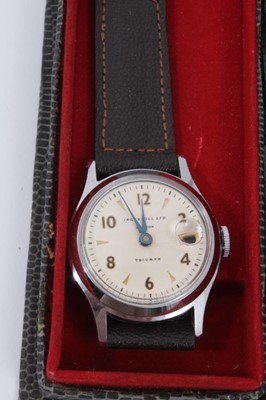 Lot 225 - Collection of vintage gentleman's new old stock wristwatches in original boxes to include Ingersoll Triumph, Smiths Empire, Guildhall, Denby and others (7)