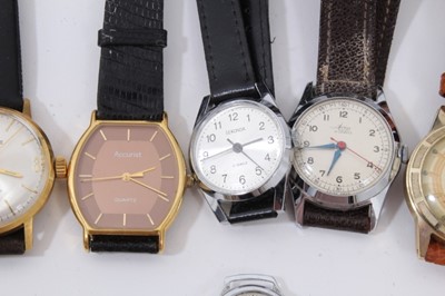 Lot 228 - Collection of vintage wristwatches to include Denby, Swatch, Sekonda, Newmark and others (1 box)