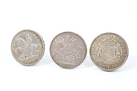 Lot 105 - G.B. mixed silver Crowns - to include Edward...