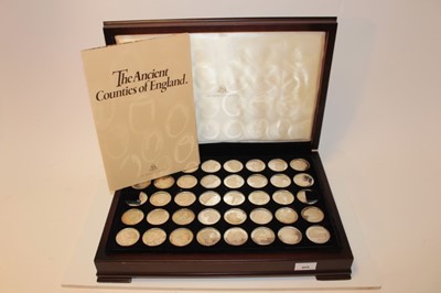 Lot 488 - G.B. - Silver Medallion set of forty 'The Ancient Counties of England' issued by the Birmingham Mint