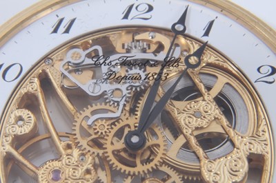 Lot 277 - Chs. Tissot & Fils Depuis 1853 reproduction skeleton pocket watch