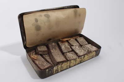 Lot 970 - Boer War 'South Africa 1900' Chocolate gift tin, complete with original contents