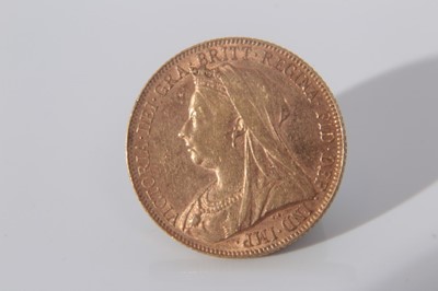 Lot 471 - G.B. - Gold Sovereign Victoria O.H. 1899 GF (1 coin)