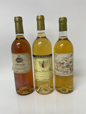 Lot 10 - Wine - three bottles, Chateau Haut Mayne 2001, Chateau des Tours 1983 and Maculan Torcolato 1986