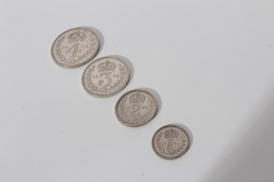 Lot 490 - G.B. - Silver four coin Maundy set 1946 AU (uncased) (1 coin set)
