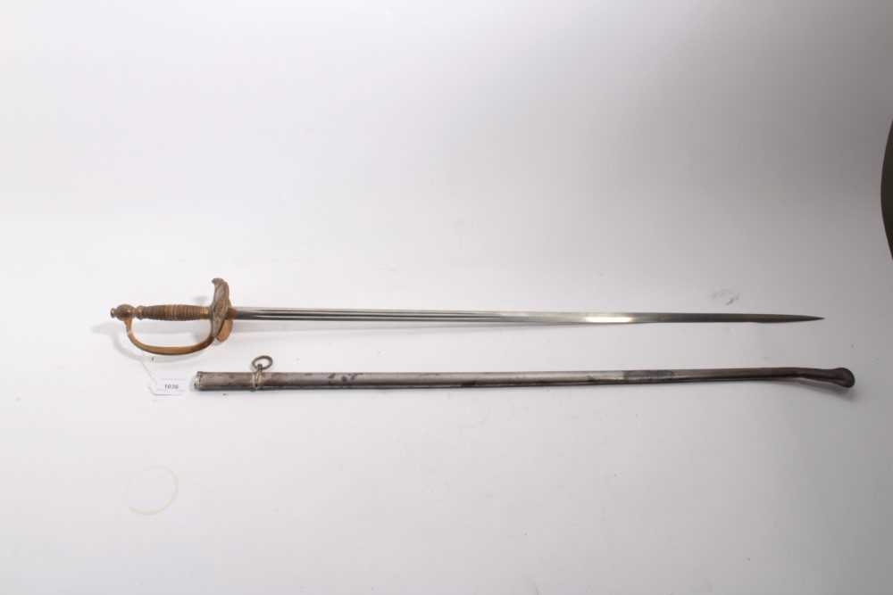 Lot 1036 - 19th century French Court sword