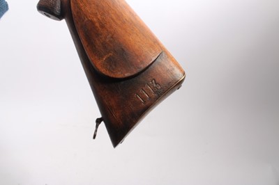 Lot 1089 - Indian percussion blunderbuss with 32cm flared barrel, walnut stock with steel and brass mounts 65 cm overall