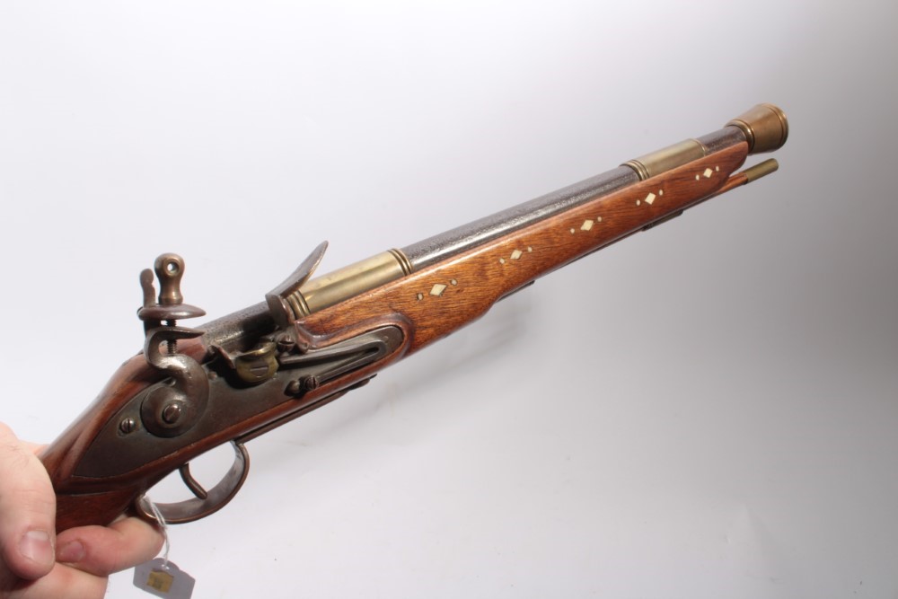 Lot 1093 Decorative Scratch built wheel lock musket