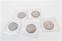Lot 107 - World - mixed silver coinage - to include...