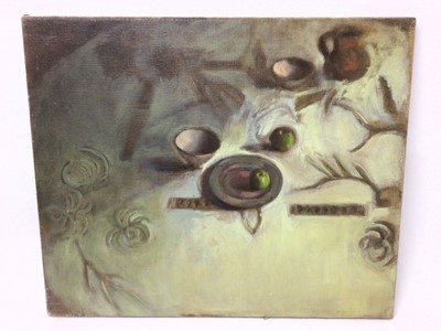 Lot 153 - Marcia Blakenham (b.1946) oil on canvas - still life, 46cm x 56cm