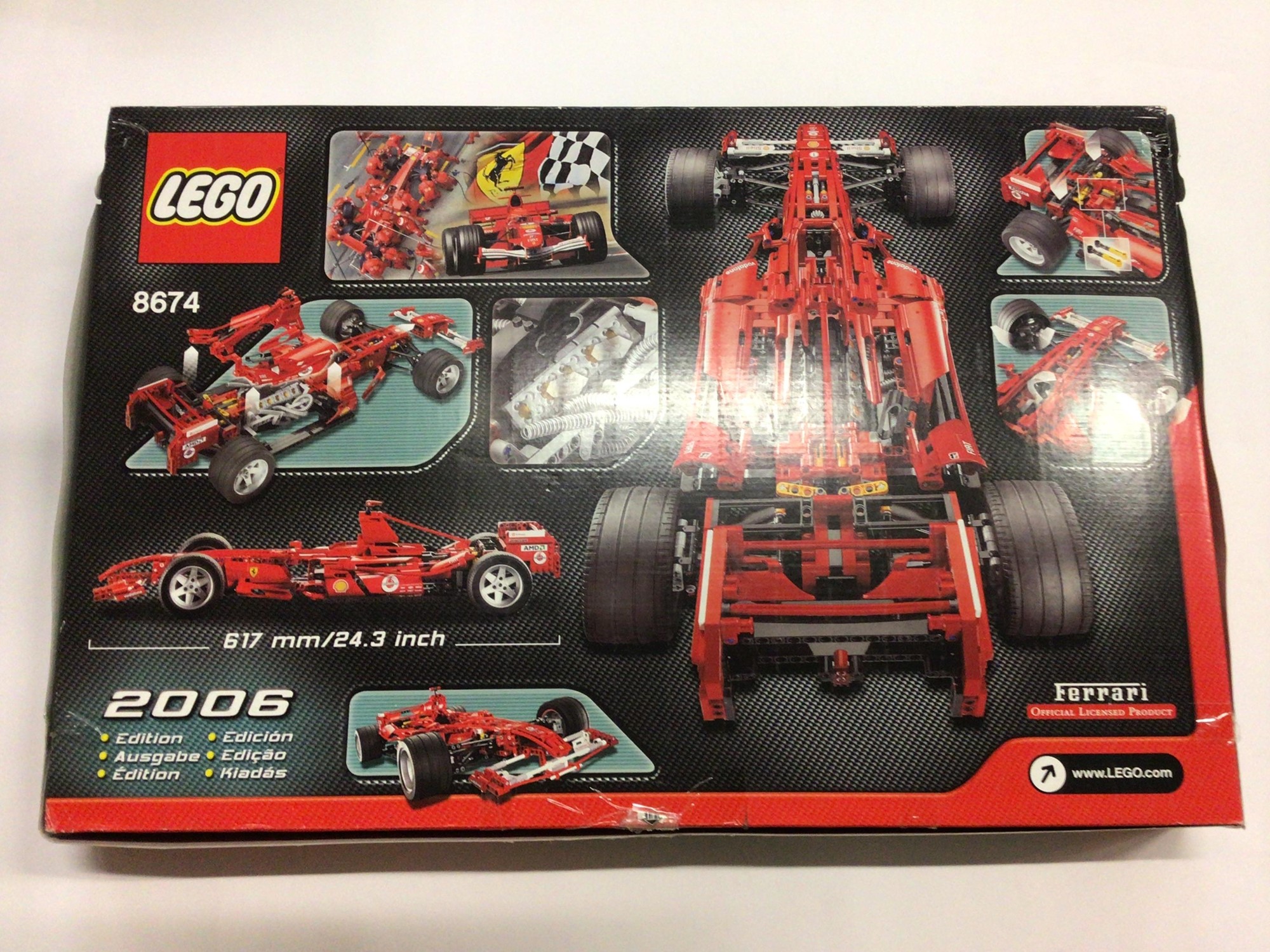 effekt Få Klappe Lot 1757 - Lego 8674 Ferrari F1 Racer 1:8 scale with