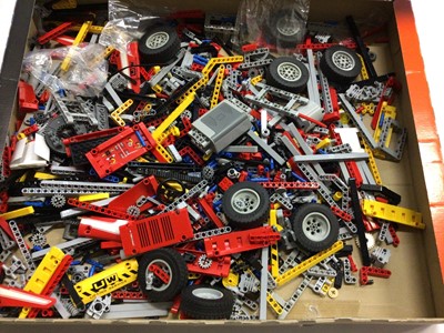 Lot 1760 - Lego Technic 8258 Crane Truck with motorised crane arm and outriggers plus instructions, boxed