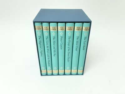 Lot 1660 - Books - Folio Society, C.S. Lewis, The Chronicles of Narnia, 7 volume case in slip case