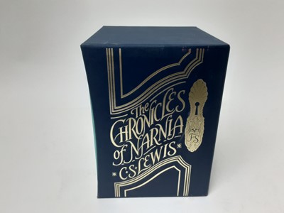 Lot 1660 - Books - Folio Society, C.S. Lewis, The Chronicles of Narnia, 7 volume case in slip case