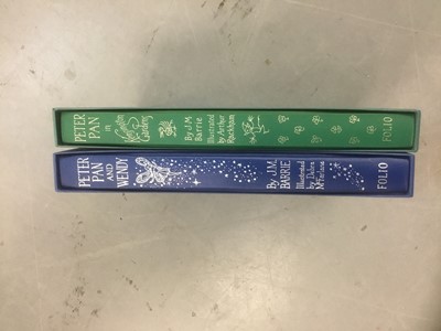 Lot 1663 - Books- Folio Society, J.M. Barrie, Peter Pan in Kensington Gardens and Peter Pan and Wendy, 2 volume set in slip cases