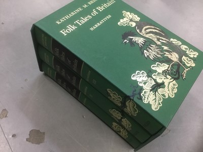 Lot 1668 - Books -Folio Society, Katharine M. Briggs, Folk Tales of Britain, 3 volume set in slip case