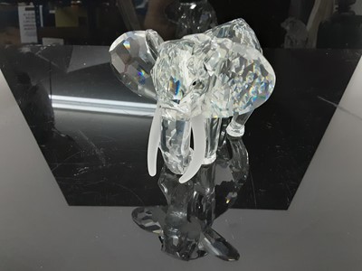 Lot 1250 - Swarovski crystal African Wildlife model - Elephant