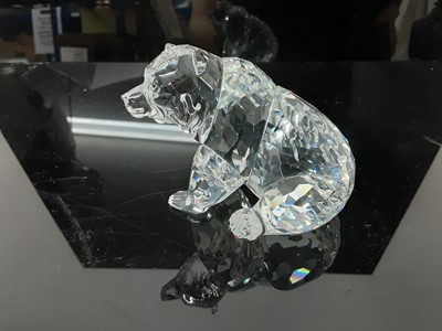 Lot 1254 - Swarovski crystal model - Polar Bear