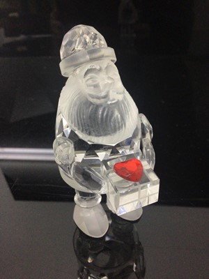 Lot 1255 - Swarovski crystal model - Father Christmas