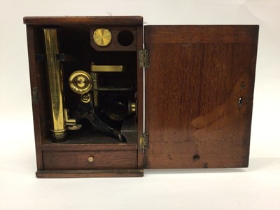 Lot 2541 - Victorian Microscope