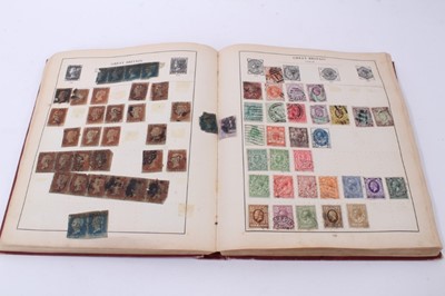 Lot 1585 - Selection of stamp albums World Stamps, stamp catalogues and cigarette cards