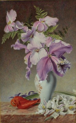 Lot 1071 - Mary Elizabeth Driffield (1819 - 1914), still life study of flowers