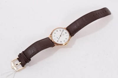 Lot 359 - Late 1940s 9ct gold cased Tudor Oyster wristwatch, in Rolex box