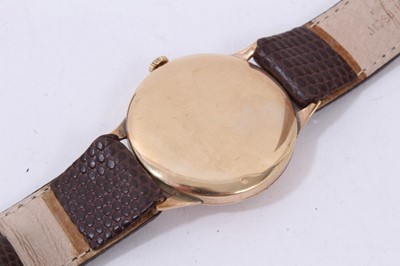 Lot 359 - Late 1940s 9ct gold cased Tudor Oyster wristwatch, in Rolex box